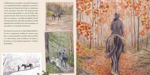 Bibliotecàries a cavall